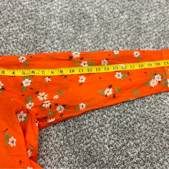 Talbots COTTON BUTTON FRONT SHIRT - LIVELY DITSY New without tag - Picture 10 of 13